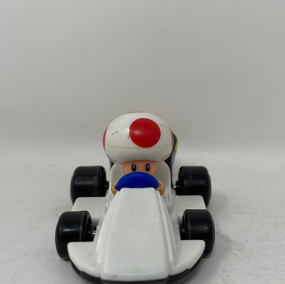 Super MARIO KART Toad NINTENDO 2014 McDonald's MUSHROOM CAR RACER Happy Meal Toy