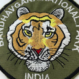 Yellow Eye Tiger Bandhavgarh National Park India Patch