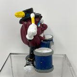 California Raisins, Drums and Drummer Figure by Applause, 1988, PVC, 3" Tall