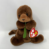 TY Beanie Baby 1995 SEAWEED the Otter Retired