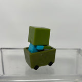 Mojang Minecraft Zombie In Minecart Action Figure Rolling Action Toy Mattel