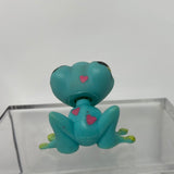 Littlest Pet Shop #559 Valentine Teal And Green Frog Pink Hearts LPS