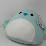 Squishmallows 8" Cedrick Mint Chick Engineer Blue Fluffy Soft Easter 2021 NEW
