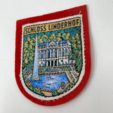Vtg Schloss Linderhof Germany Travel Souvenir Patch Palace Felt