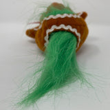 RARE Russ "Gingerbread" Troll, 5 inches, Green hair