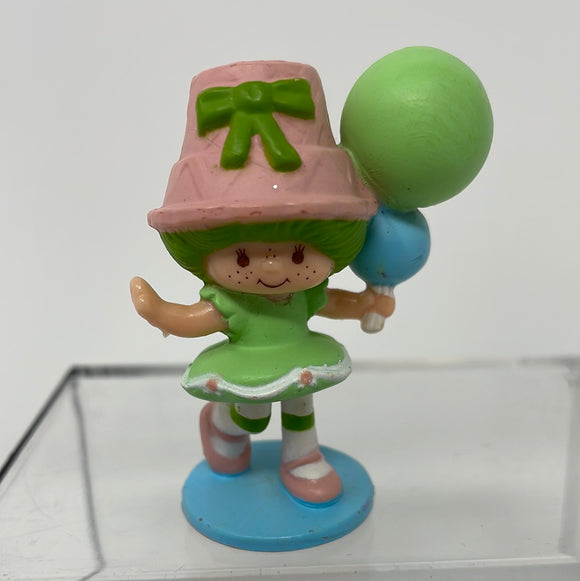 Lime Chiffon with balloons strawberry Shortcake Vintage Pvc Figurine 1982