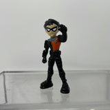 Teen Titans 1.5” Mini Figure Robin In Slade Armor Bandai DC Comics