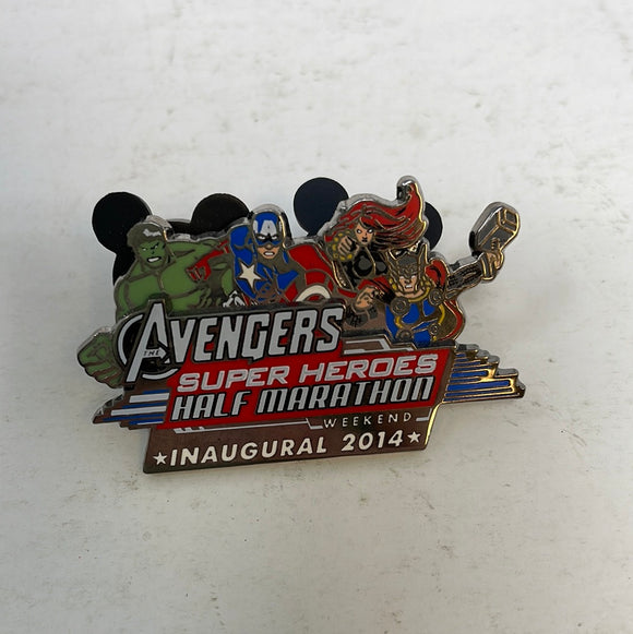 DLR Avengers Super Heroes Inaugural 2014 Marathon Half Disney Pin 106830