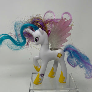 My Little Pony G4 Princess Celestia Glitter Transparent Wings Glitter Brushable Hair