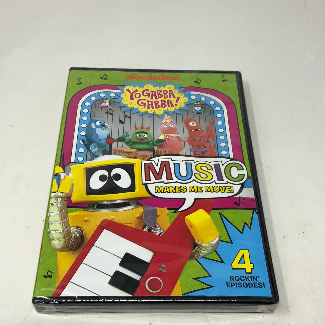 DVD Yo Gabba Gabba Music Makes Me Move (Sealed) – shophobbymall