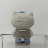 Hello Kitty George Papa White Mini Figure (Sanrio, 2011) Flocked Toy Figurine