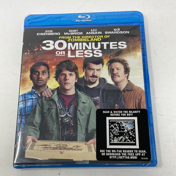 Blu-Ray 30 Minutes Or Less (Sealed)