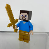 Lego Minifigure Minecraft Gold Pants Steve
