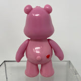 Care Bears Hopeful Heart Bear figure Moveable Arms JP 3" pink TCFC