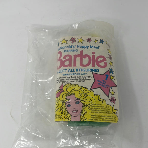 1990 Barbie McDonalds Happy Meal Toy Doll - All American Barbie #1 Sealed