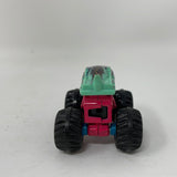Hot Wheels Mattel Mighty Minis Zombie T-Rex Monster Truck NO Accelerator Key