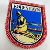 Little Mermaid Langelinie Copenhagen Kobenhavn Denmark Souvenir Badge Patch