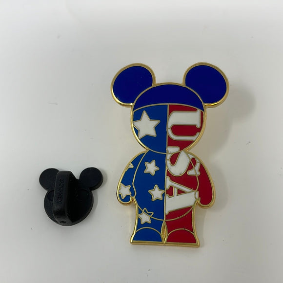Disney Pin 61043 Mouse Ears People Americana USA Patriotic Vinylmation Mickey