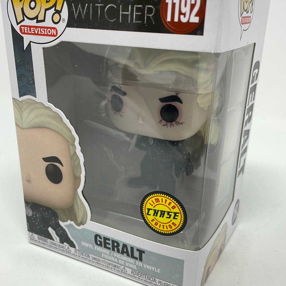 FUNKO POP GERALT OF RIVIA NETFLIX THE WITCHER #1192 CHASE VARIANT IN HAND  MINT