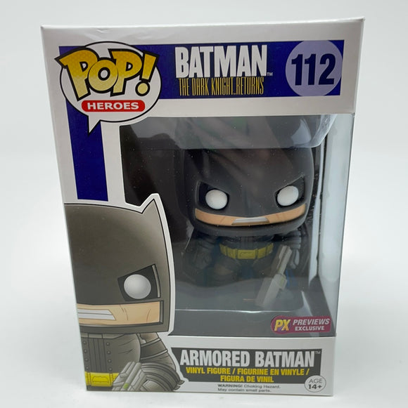 Funko Pop! DC Heroes px previews exclusive Armored Batman 112