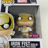 Funko Pop Marvel Iron Fist Gold Px Exclusive #188