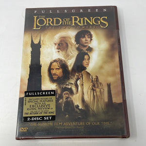 DVD Fullscreen The Lord Of The Rings The Two Towers Brand New