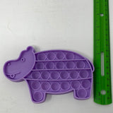 Pop Its Purple Glitter Hippo