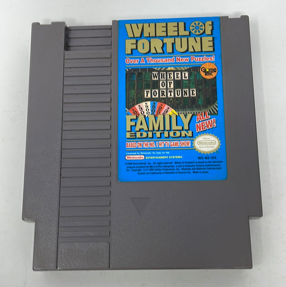 NES Wheel of Fortune Family Edition