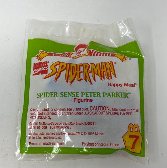 1995 McDonalds Happy Meal Spider-Man Spider-Sense Peter Parker