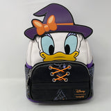 Loungefly Disney Daisy Duck Halloween Witch Mini Backpack Entertainment Earth Exclusive