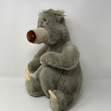 Vintage Walt Disney Co Plush Jungle Book BALOO Gray Bear 15 IN Stuffed Animal