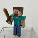 Minecraft Action Figure Steve With Sword Jazwares