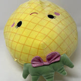 Squishmallow 12" Lulu Pineapple Soft Yellow Sparkly Pink Bow Plush