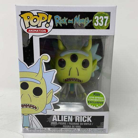 Funko Pop Rick & Morty Alien Rick 2018 #337