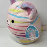 12" Squishmallow ATOOSA THE CAT - Kellytoy - NWT Striped Pink Multicolor