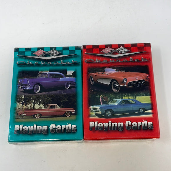 Vintage 1999 Classic Chevrolet Playing Cards Sealed Decks