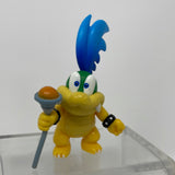 World Nintendo Jakks Pacific Super Mario Larry Koopa 2.5" Action Figure W Staff