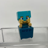 Mojang Minecraft Minecart Series Diamond Steve in Minecart Mini Figure Loose 1"