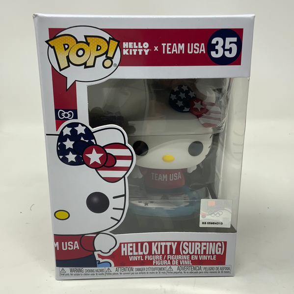 Funko POP! Hello Kitty: Team USA Surfing 35 – A Yellow Giraffe