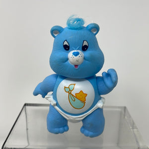 Vintage Care Bear BABY TUGS Poseable PVC Kenner Figure 1984 Blue Diaper Carebear