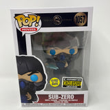 Funko Pop! Movies Mortal Kombat Entertainment Earth Exclusive GITD Sub-Zero 1057