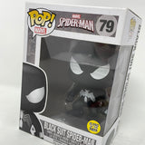 Funko Pop! Marvel Spider-Man Black Suit Spider-Man Glow In The Dark 79