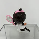 1979 Monchhichi Sekiguchi white dress and shoes Pink tennis