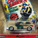 Hot Wheels Marvel Comics Pop Culture MBK Van Captain America Red Skull 2/5