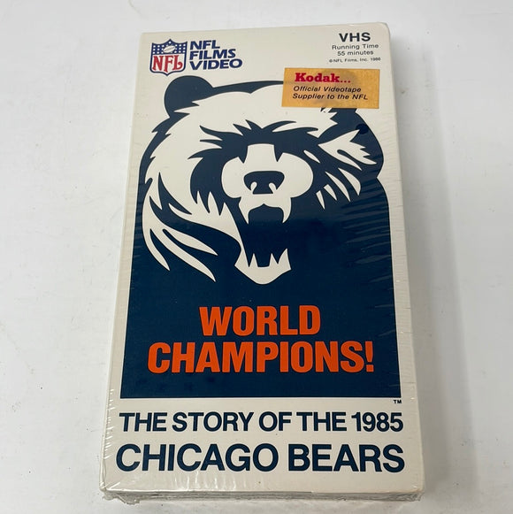 VHS NFL Films Video World Champions! The Story Of The 1985 Chicago Bears Sealed