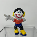 1981 Mego Clown Around yellow headset on roller skates.