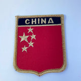China Flag Souvenir Embroidered Patch