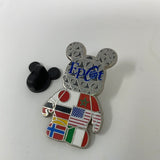 Disney Vinylmation Park # 4 Mystery Collection Epcot Showcase Mickey Mouse Pin