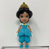 Disney Princess Mini Toddler Dolls GLITTER Series Jasmine Poseable Figure