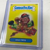Vintage Garbage Pail Kids 2013 Sticker Card Knot Ned 62a